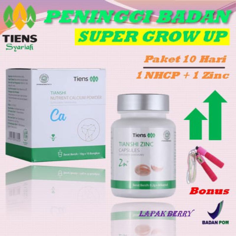 PROMO SUPER GROW UP TIENS SUPLEMEN PENINGGI BADAN ANAK HYPERGROW SUSU PENINGGI BADAN