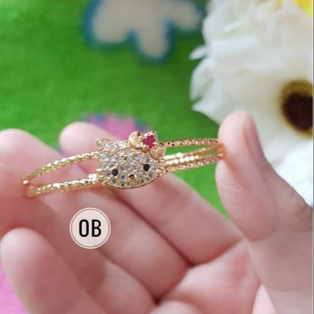 Gelang tangan bangel kitty anak