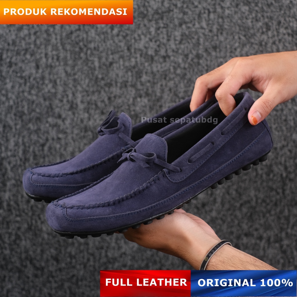 Sepatu Casual Slip On Pria Original Kekinian Model Slop Kerja Santai