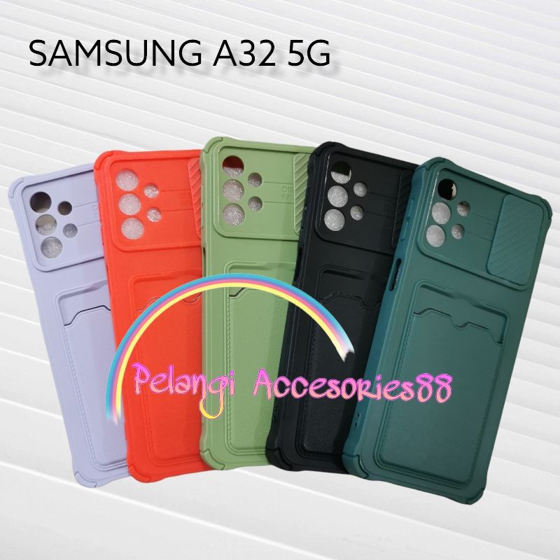 CASE SAMSUNG A32 5G SOFTCASE SLEDING WARNA WARNI