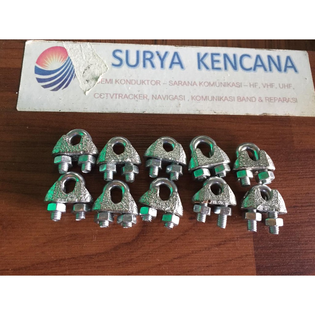 KUKU MACAN KLEM SELING 4mm WIRE CLIP WRC