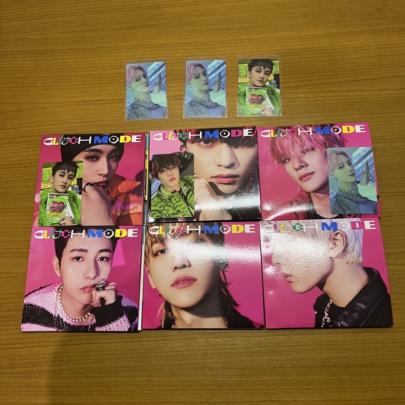 Nct Dream Glitch Mode Digipack Ver Jeno set Mark set Chenle set Renjun Jaemin Jisung pc photocard