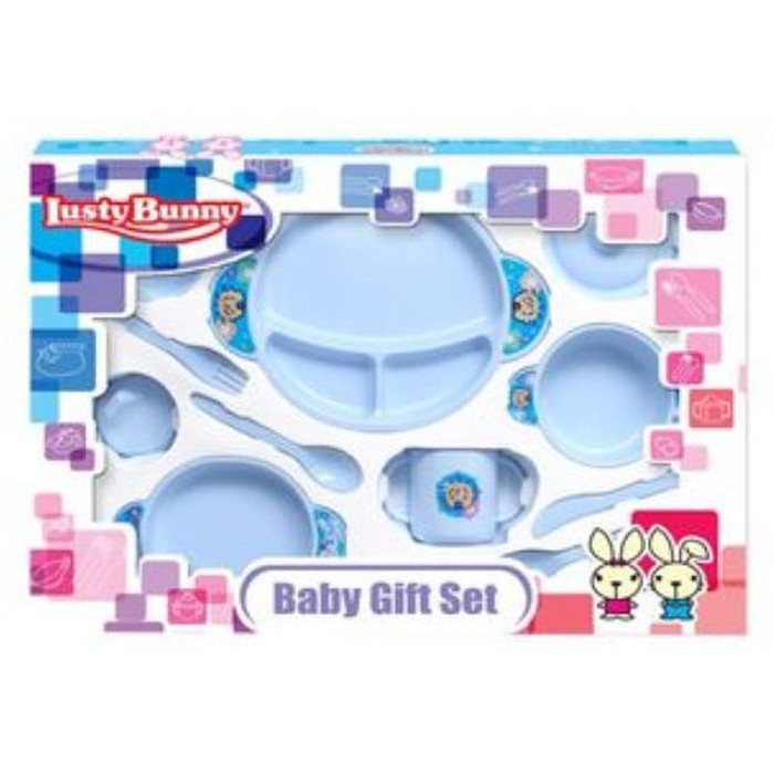 Lusty Bunny Feeding Set XL Peralalatan Makan Bayi Set LB-1882/86