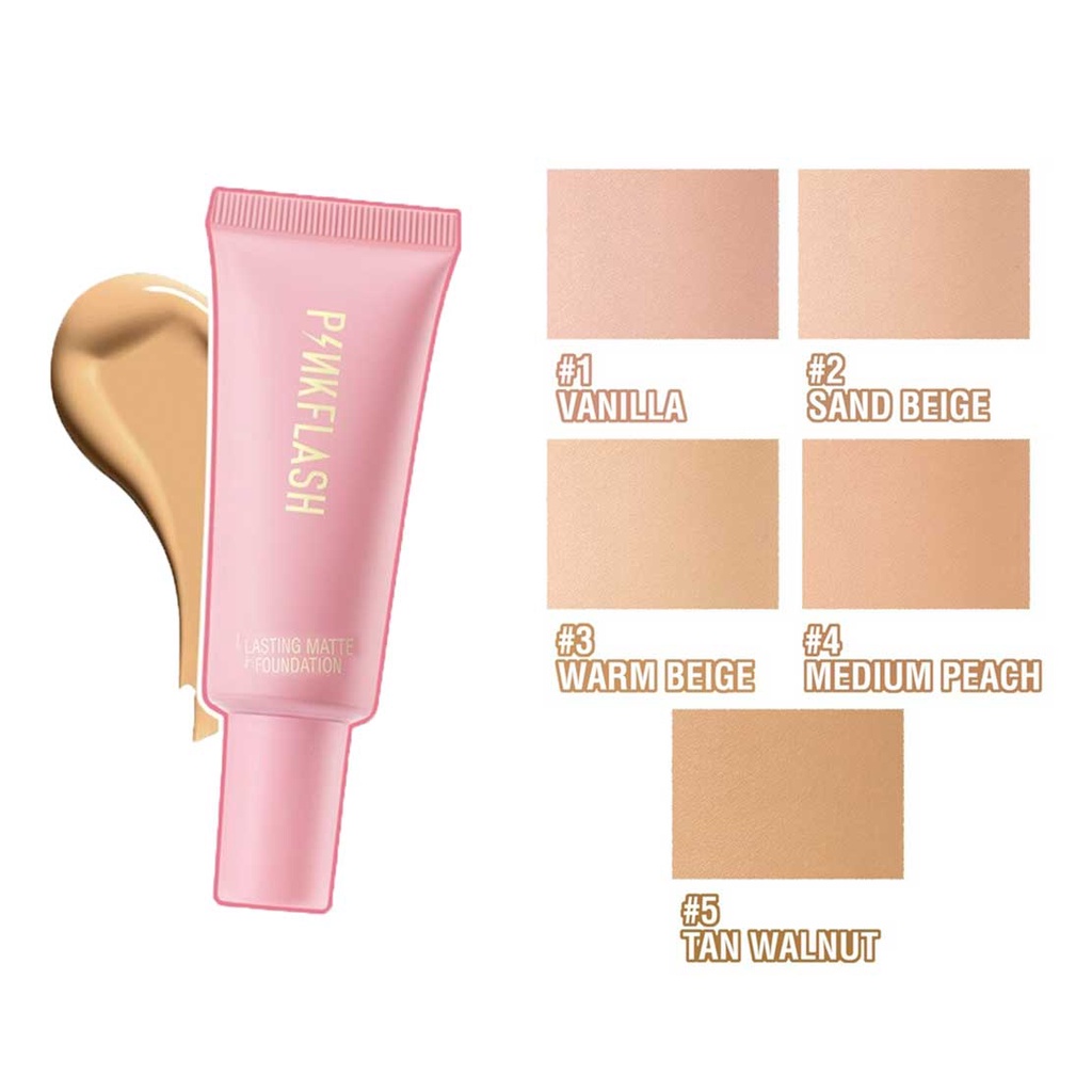 PINKFLASH OhMySelf Weightless Long Lasting All-day Tahan Air Matte Foundation