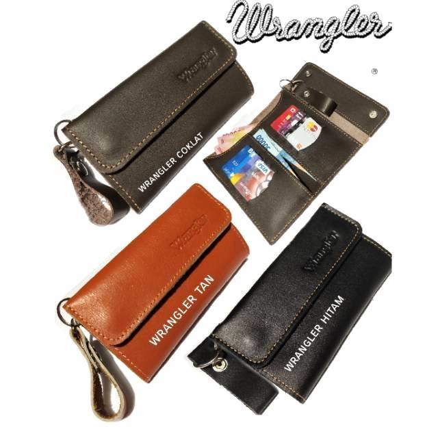 Dompet panjang kulit asli 100% full leather  biker gear termurah