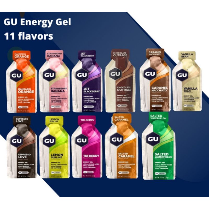 GU Energy Gel Minuman Energy Olahraga