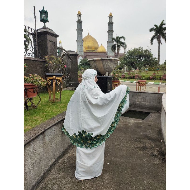 MUKENA KATUN BORDIER SABILA PUNGGUNG KECIL