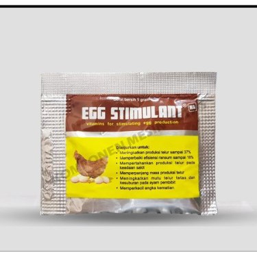 Egg Stimulant Medion Vitamin 5 gram untuk meningkatkan Produksi Telur Ayam Unggas