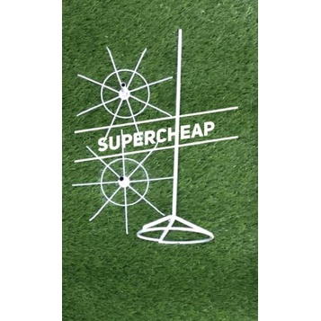 [FW69] Ram 2 susun display putar matahari gantungan aksesoris kalung reseller tumblr toko konter pul