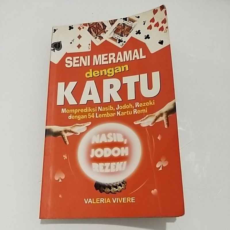 buku seni meramal dengan kartu nasib/jodoh/rezeky