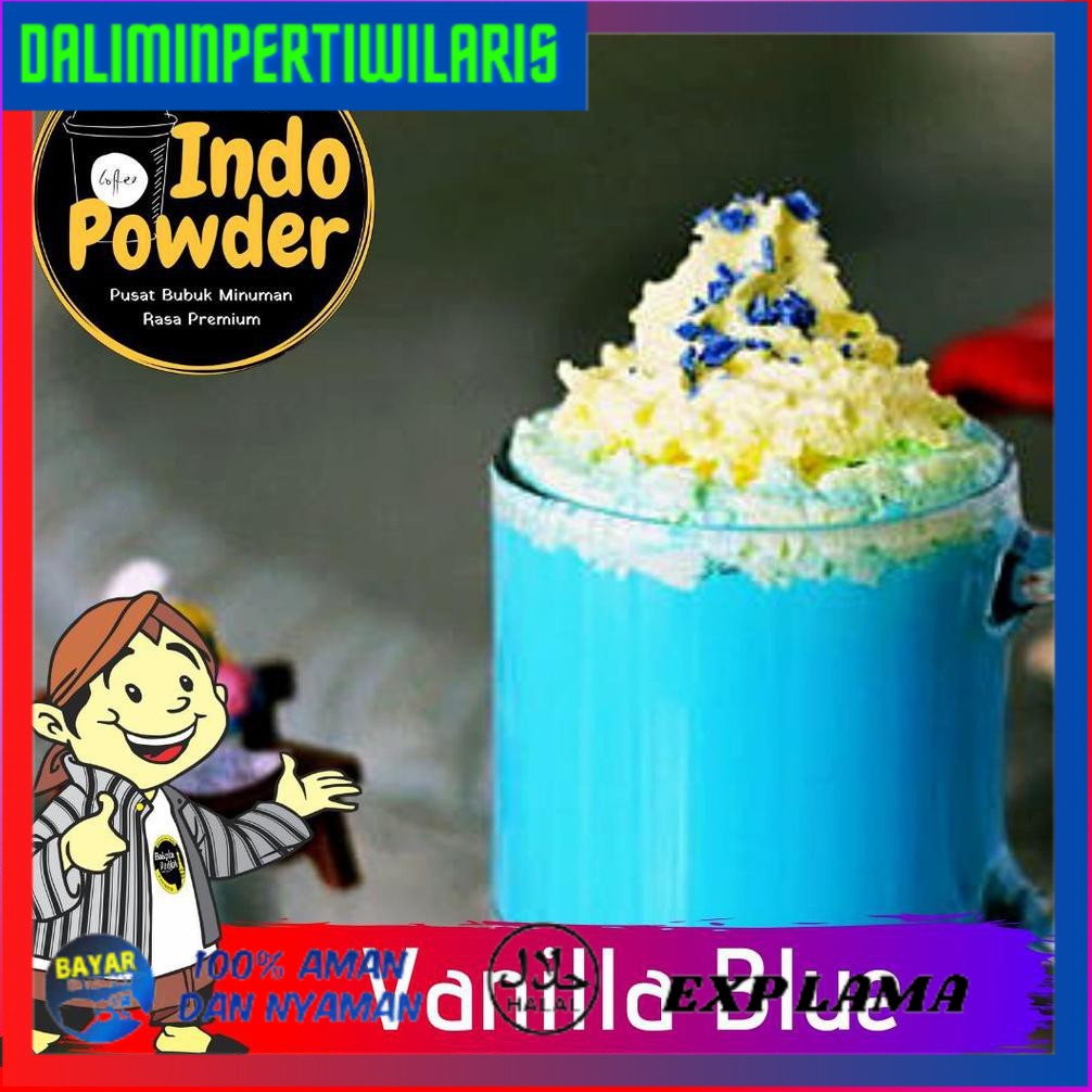 

BISA COD Vanilla Blue 1Kg / Bubuk Vanilla Blue 1Kg / Bubuk Minuman rasa Vanilla Blue 1Kg BERKUALITAS