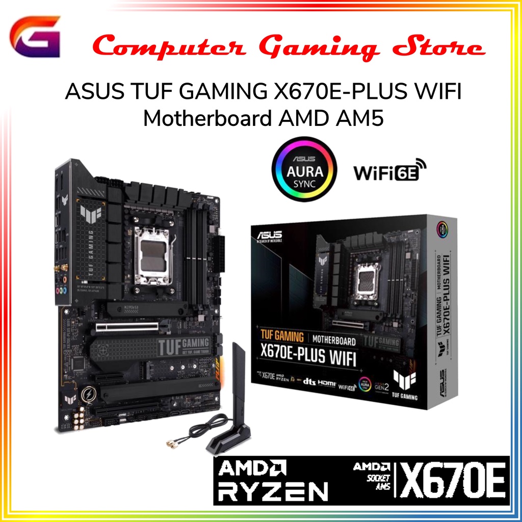 ASUS TUF GAMING X670E-PLUS WIFI Motherboard AMD AM5