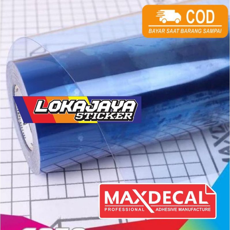 STICKER SCOTLIGHT HITAM TRANSPARAN BENING SKOTLET TEMBUS MAXDECAL