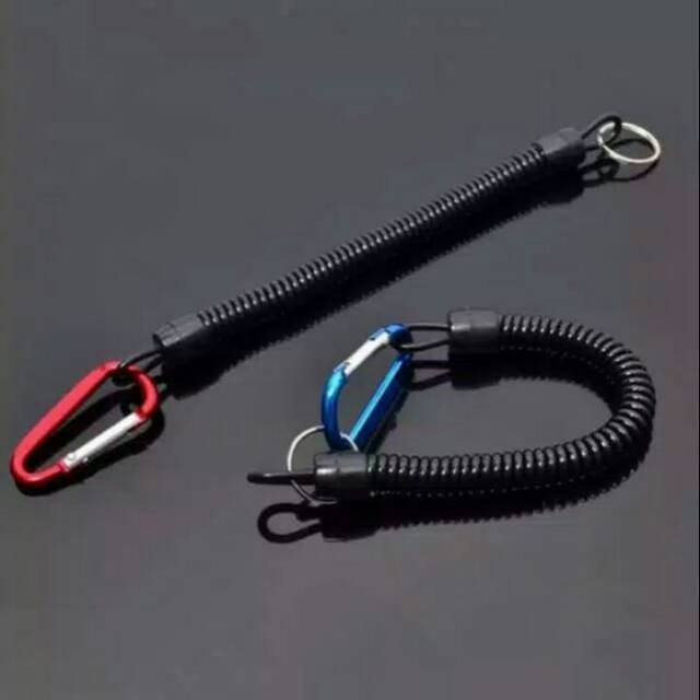 CARABINER TALI SPIRAL / TALI LANYARD PLUS CARABINER