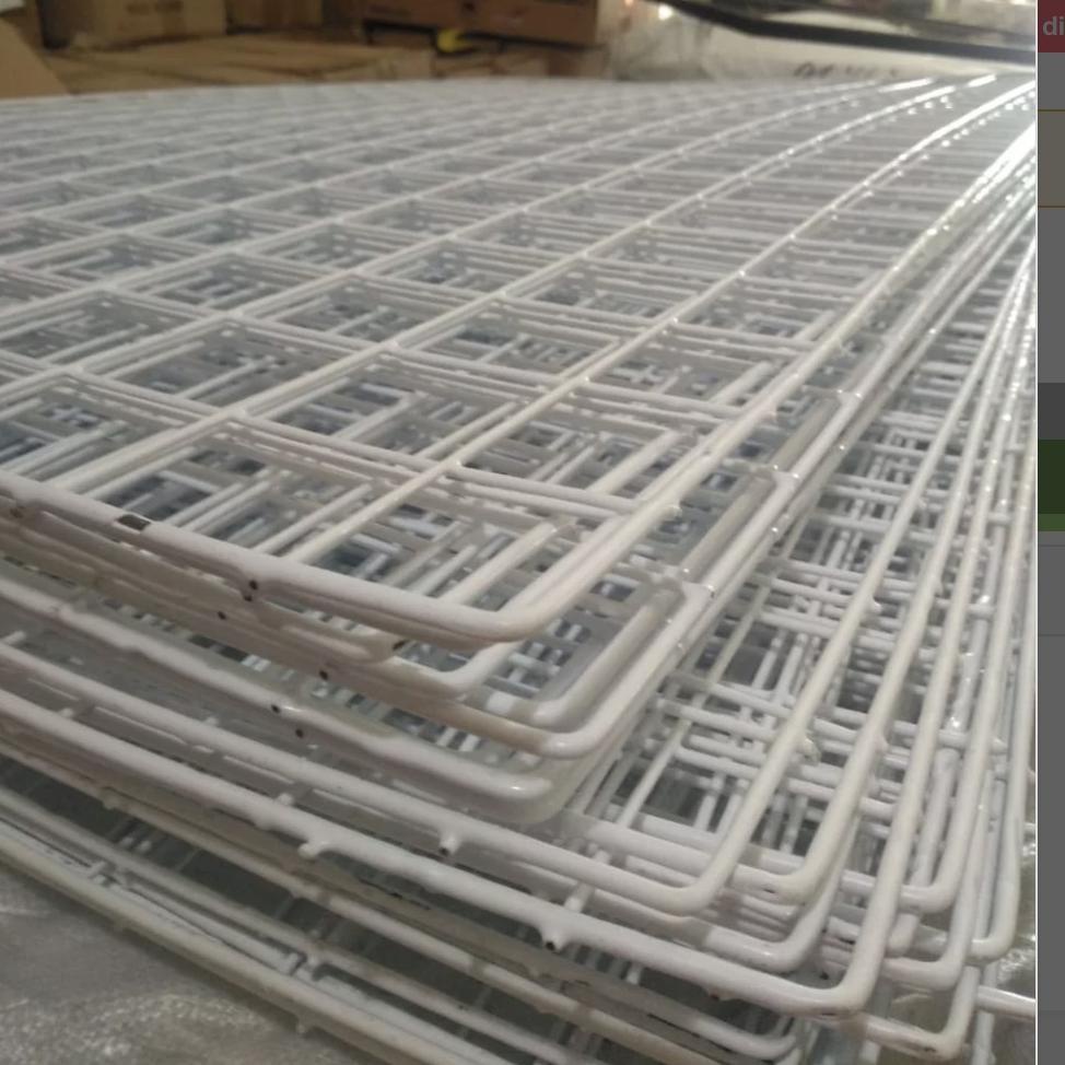 Kawat Ram 115X75 Cm 3Mm -Rak Display Aksesoris Hp - Rak Gantung Putih