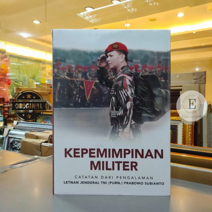 

MUST HAVE!! BUKU KEPEMIMPINAN MILITER - PRABOWO SUBIANTO TERLARIS