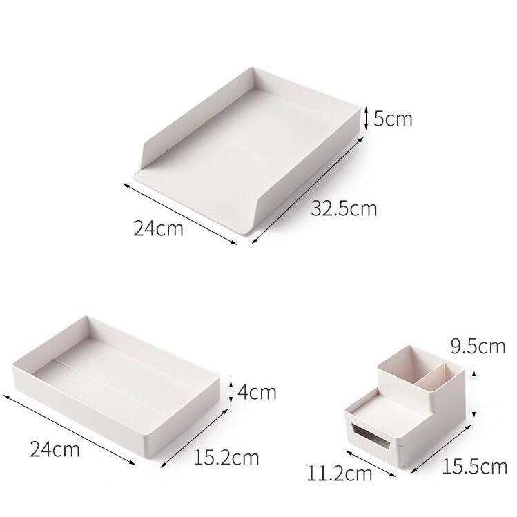 

[PROMO WGL56] Office Document Tray Dekstop Organiser Dijual Murah