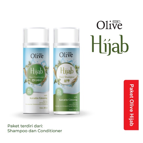 Olive Hijab Shampoo &amp; Hair Conditioner 200 ml