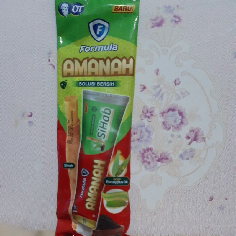 Formula AMANAH pasta gigi siwak 75g