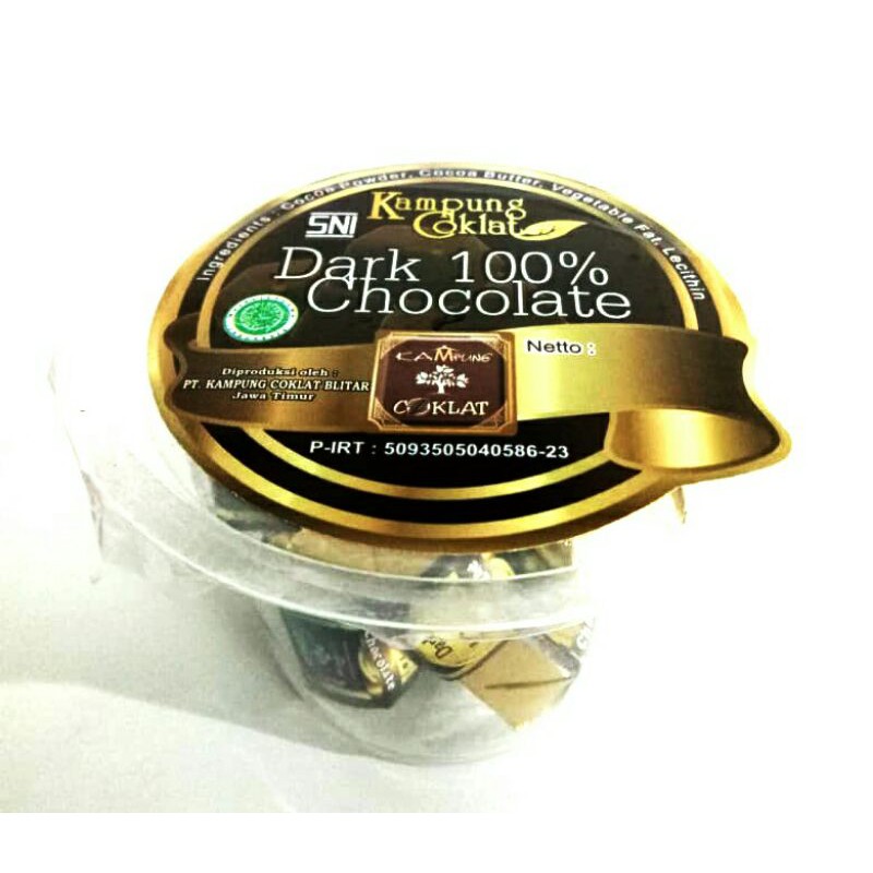 

Dark 100% Chocolate Cup 100.g Sugar Free - KC