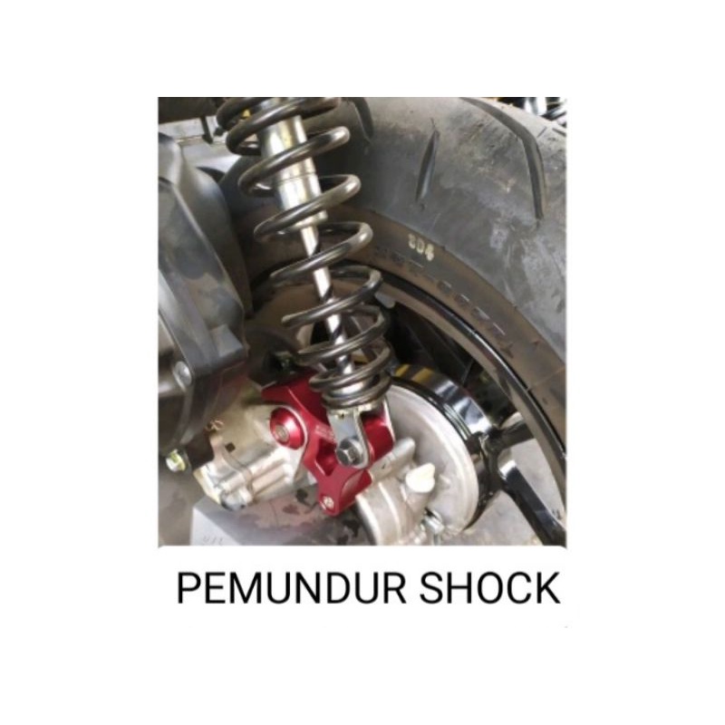 Pemundur Shock Belakang Aerox 155 PNP Full CNC fastbikes