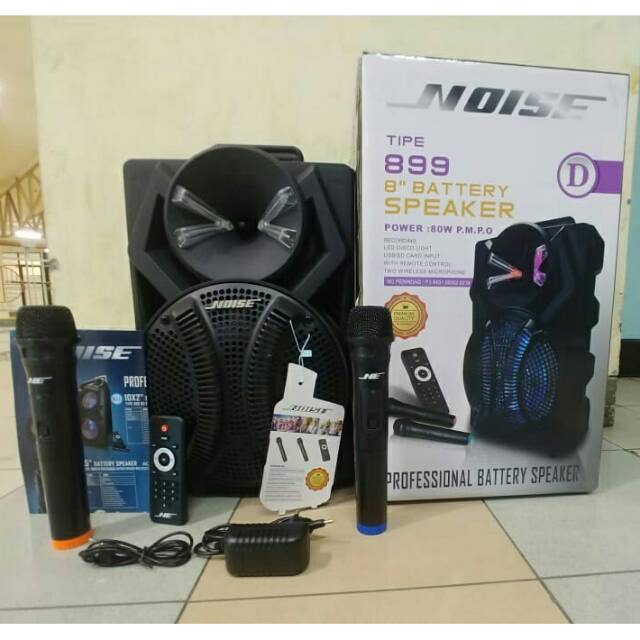 Speaker Portable Meeting Wireless 8"inch Noise 899-D