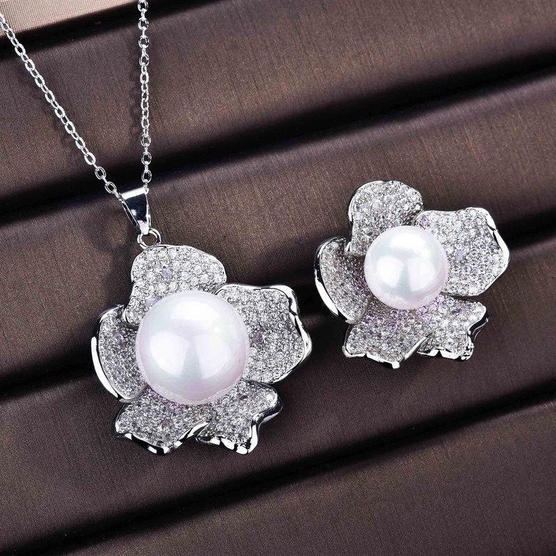 Luxury Premium Custom Nanyang Pearl Jewelry Set