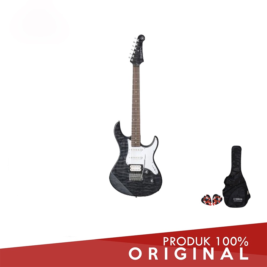 YAMAHA PACIFICA 212 VQM/PACIFICA212VQM/TBL+ SOFTCASE&2PICK