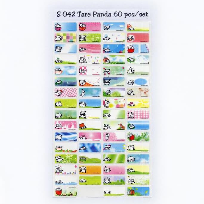 

Discount Tare Panda Sticker. Name Label Small. Stiker Karakter Tare Panda Jepan Berkualitas