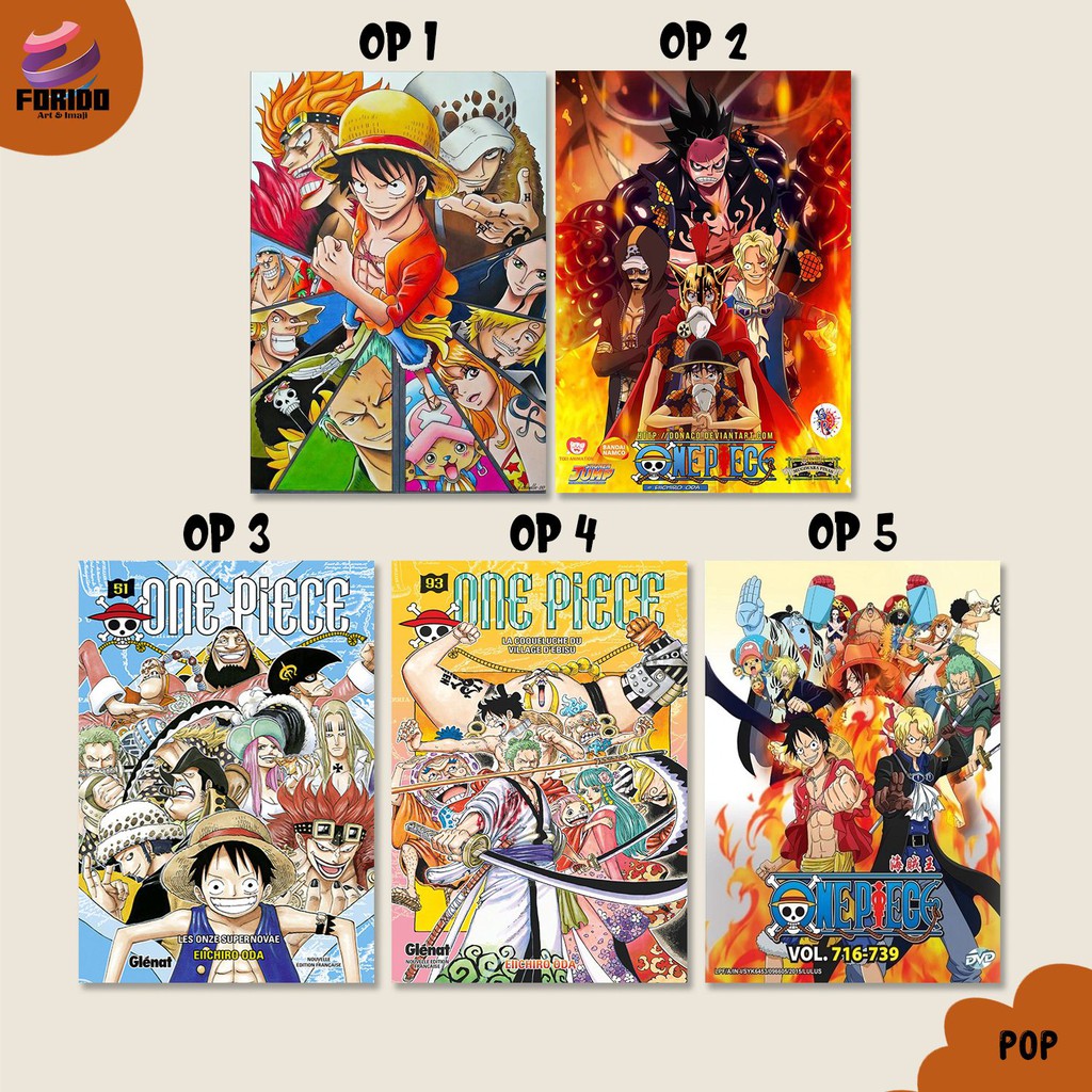 Poster One Piece dan BOUNTY A4 POSTER WANTED karakter One Piece Mugiwara BEFORE TIME SKIP