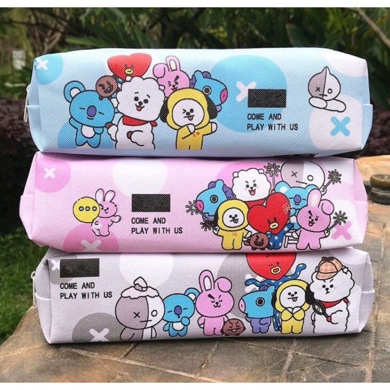 

TEMPAT PINSIL KARAKTER BT21 / TEMPAT PINSIL ANAK RISLETING POLA LUCU