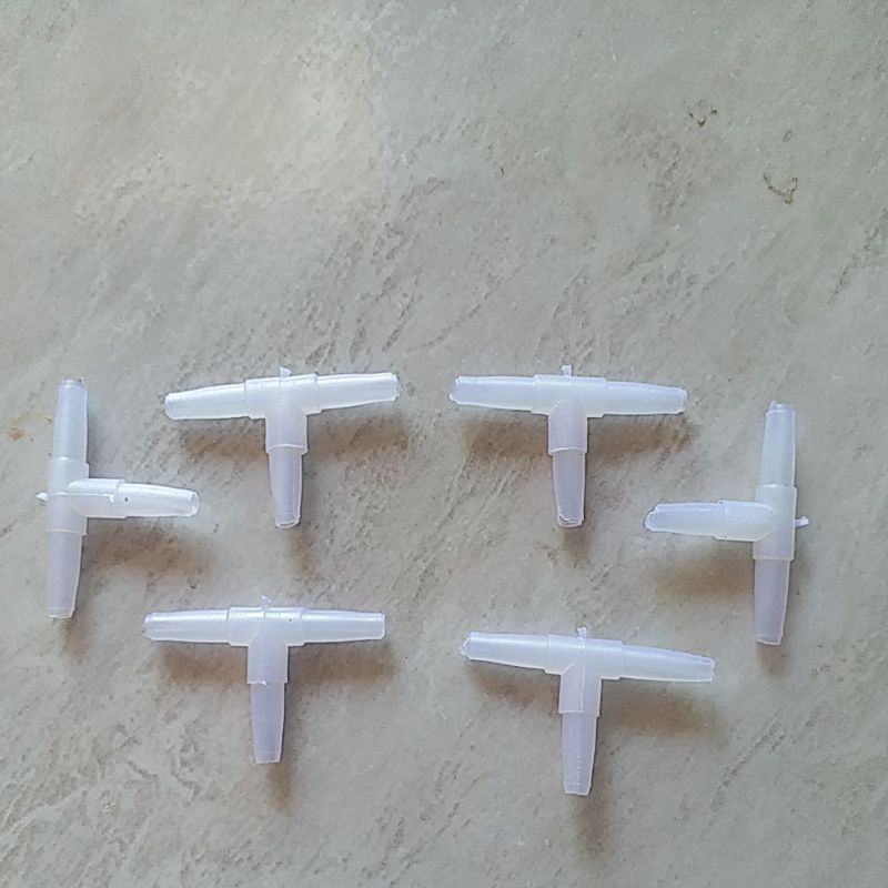 Sambungan T selang aerator aquarium