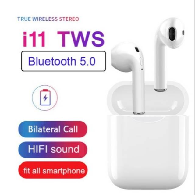 Handsfree i11 TWS Earphone Mini TWS08 Wireless Bluetooth Stereo 5.0/Wireless Bluetooth i11 TWS