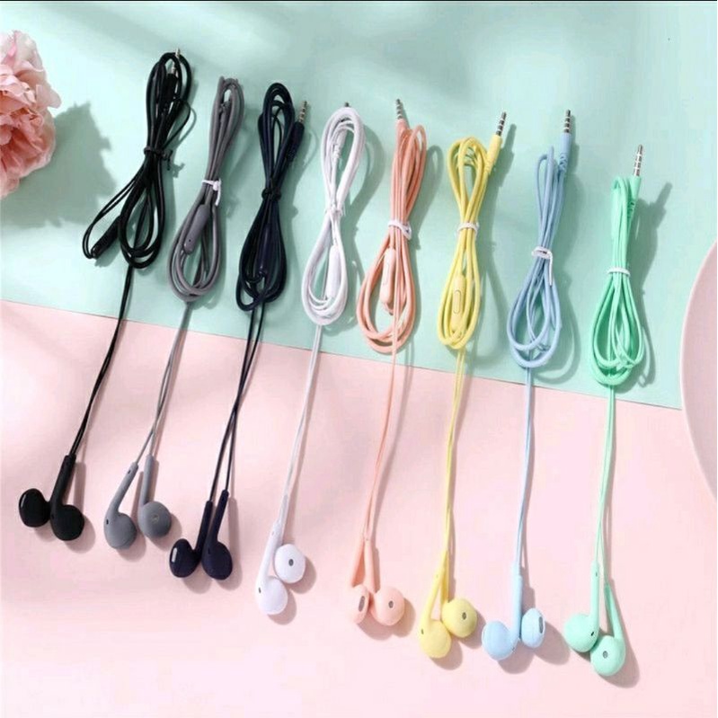 Headset Stereo Macaron Handsfree Extra Bass Earphone Headset Gaming