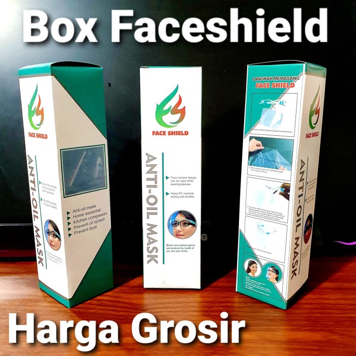 KESELAMATAN-ALAT- GROSIR BOX SATUAN SET FACESHIELD NAGITA FACE SHIELD KACAMATA MURAH -ALAT-