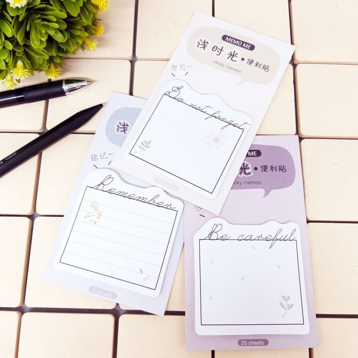 

Grosir RUMAUMA 4 Set Sticky Note Memo Me Post It - Set Sicky Note Lucu Keren