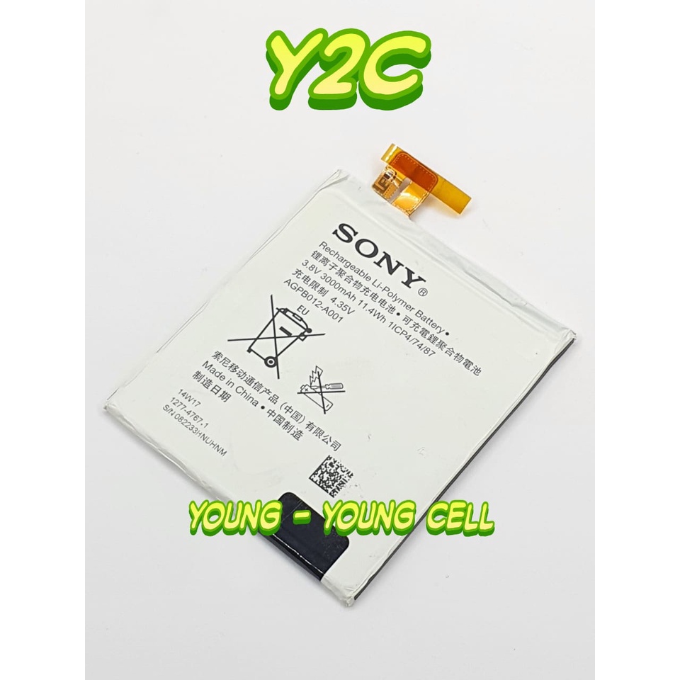 Baterai Original Oem Sony Xperia T2 Ultra / D5322 / AGPB012A001 / Batre / Batere / Batrei