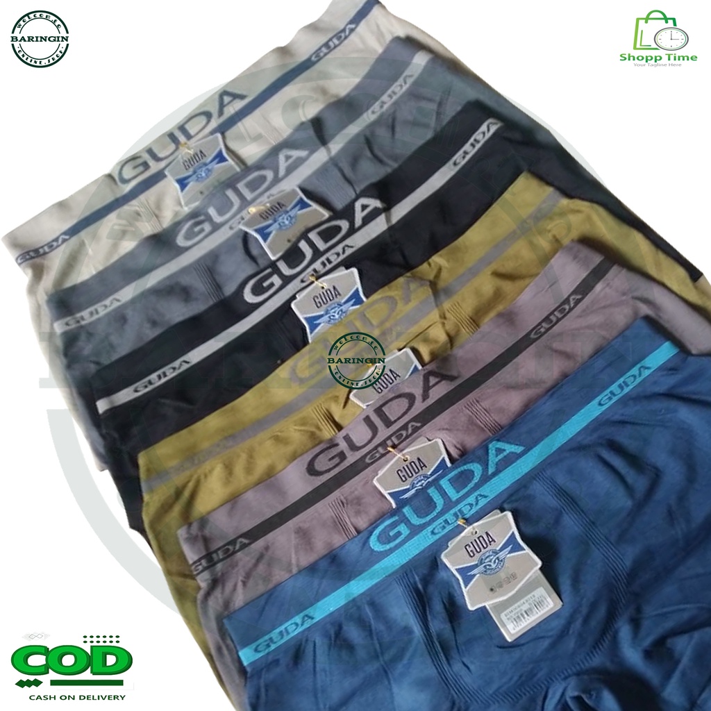 ISI 3 PCS Celana Dalam Boxer Pria Dewasa-Boxer Laki Laki-Boxer Cowok Rajut