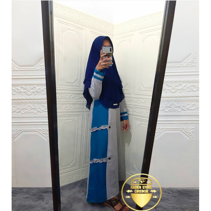 Gamis Moscrepe Safina / Gamis Sari Muslim