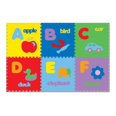 Mainan Anak - Matras / Alas Lantai / Puzzle Evamats Abjad Gambar