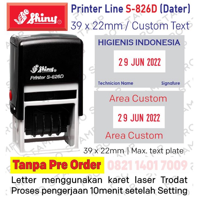 

Stempel Custom Shiny S-826D