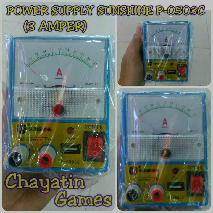 POWER SUPPLY HP SUNSHINE TYPE P-0503C (3 AMPER)