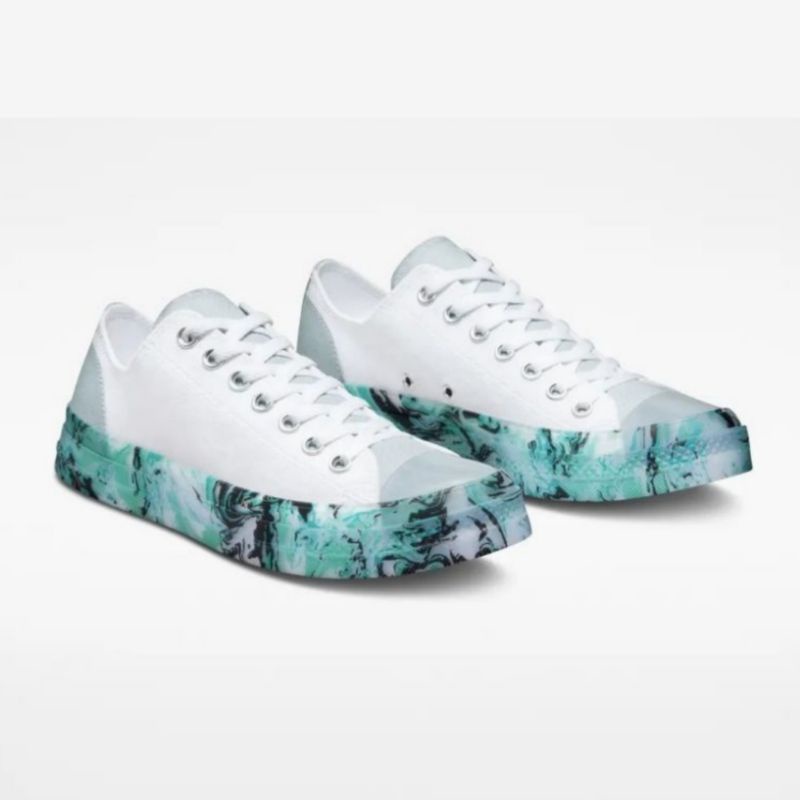 Converse CT AS CX Marbled Ox White Ash Stone Washed Teal