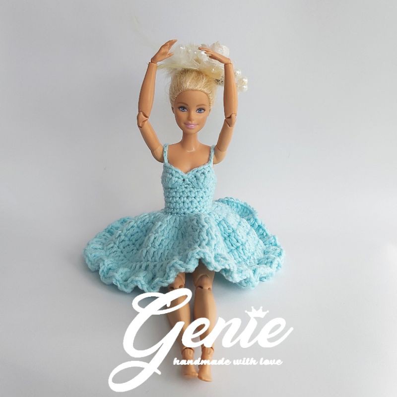 baju.boneka.rajut.barbie.ballet