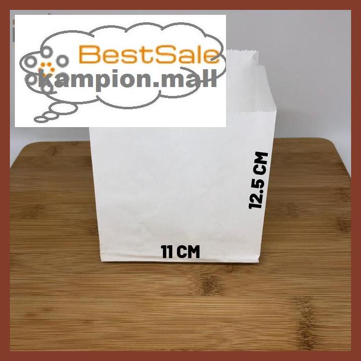 

Y7Tuut7- Paper Bag / Kantong Kertas (S+) - Kantong Roti / Fried Chicken / Snack - Cokelat E46Et57-