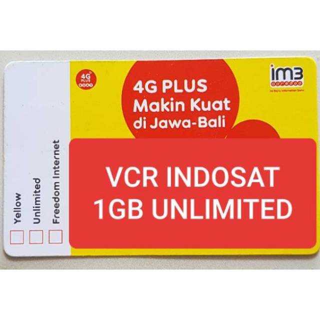 Indosat 1gb unlimited