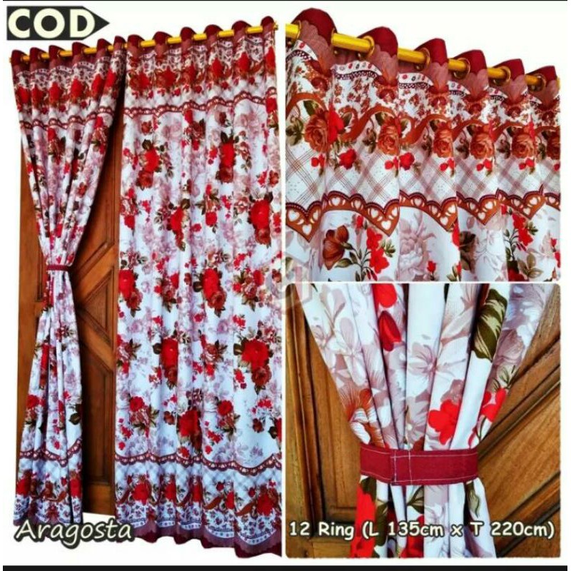 gorden smokring motif shaby merah