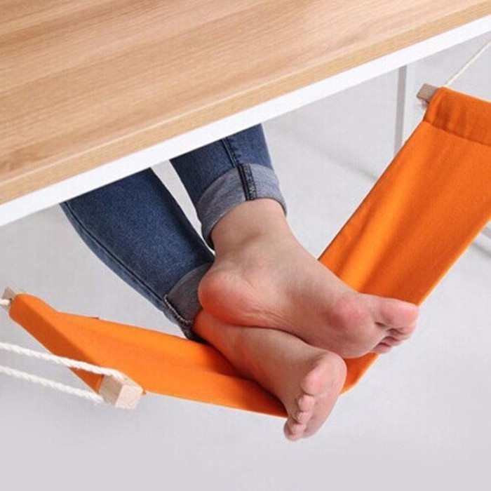 Gantungan Hammock Kaki Di Meja Hanger Foot Mini Relax Rest