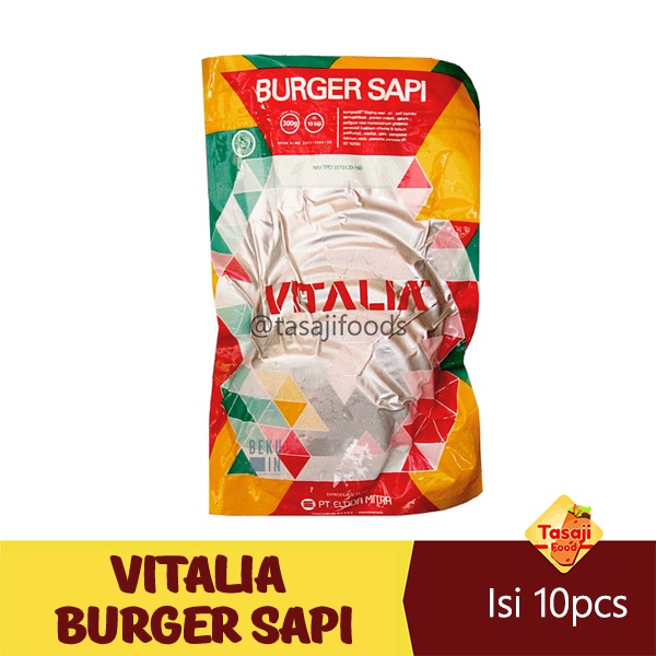 Vitalia Burger Sapi isi 10 pcs