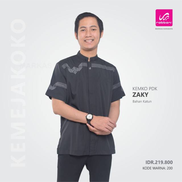 KEMKO RABBANI ZAKY PDK SISA HITAM XXL SAJA